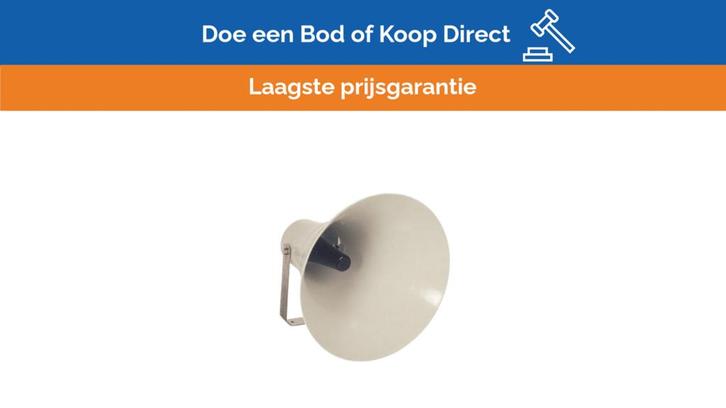 Bieden: Zenitel DST-100 DH-50 Marine Horn Speaker IP67 Wate, Watersport en Boten, Navigatiemiddelen en Scheepselektronica, Ophalen of Verzenden
