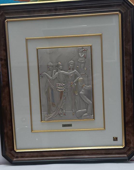 Tafelmiddenstuk - Bas-relief van 925 zilver, Huis en Inrichting, Overige Huis en Inrichting