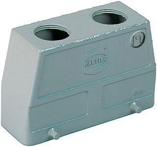 Harting Han 16B Heavy Duty Kap Boveninvoer 2xM25 -, Doe-het-zelf en Bouw, Elektriciteit en Kabels, Verzenden