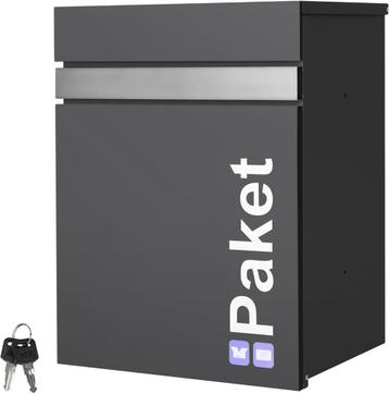 Brievenbus  - Wandbrievenbus - 44x35x58 cm - Antraciet - ML- beschikbaar voor biedingen
