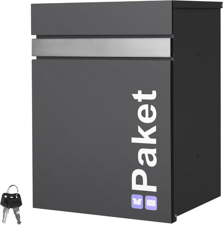 Brievenbus  - Wandbrievenbus - 44x35x58 cm - Antraciet - ML-, Tuin en Terras, Overige Tuin en Terras, Verzenden