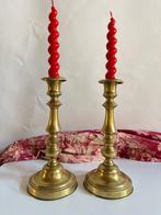 Kandelaber (2) - Messing - Lusters, brons XIX