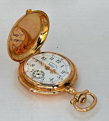 A. Lange & Söhne Glashütte b/Dresden- seltene 18K Savonette