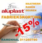 15% fabriekskorting MAATWERK ramen, deuren, schuiframen,, Ophalen of Verzenden, Buitendeur