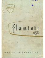 1964 LANCIA FLAMINIA INSTRUCTIEBOEKJE FRANS, Autos : Divers, Modes d'emploi & Notices d'utilisation
