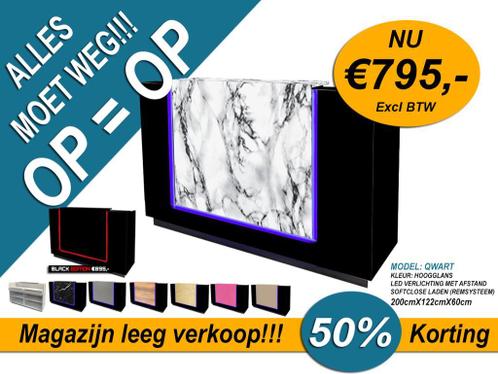 Toonbank / Balie / Receptie / Inventaris / Winkelinrichting
