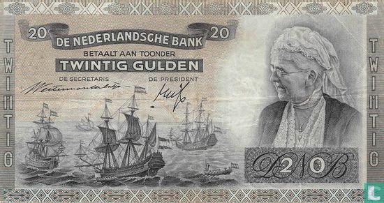 Nederland 20 Gulden 1940 - 1940, Postzegels en Munten, Bankbiljetten | Nederland, Los biljet, Verzenden
