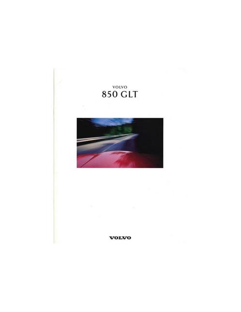 1992 VOLVO 850 GLT BROCHURE DUITS, Boeken, Auto's | Folders en Tijdschriften, Ophalen of Verzenden