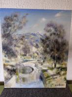 Gabriel Deschamps (1919-2011) - Le canal de la Siagne