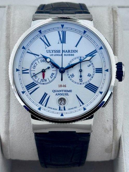 Ulysse Nardin - Marine Automatic Chronograph Quanteme Annual, Handtassen en Accessoires, Horloges | Heren