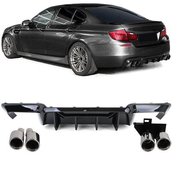 Competition Diffuser Incl Sierstuk BMW 5 Serie F10 F11 B8389, Auto-onderdelen, Carrosserie, Nieuw, BMW, Achter