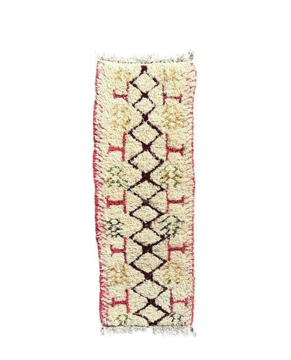 Vintage Moroccan Runner Beni Ourain Rug - Berber -, Huis en Inrichting, Stoffering | Tapijten en Vloerkleden