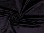 10 meter fluweel stof - Donkerpaars - 150cm breed, 200 cm of meer, Nieuw, Polyester, 120 cm of meer