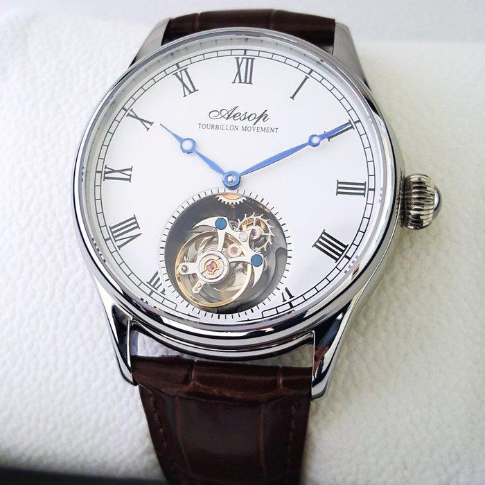 Aesop - TOURBILLON - Diamond - Unique Flying - Sapphire -, Handtassen en Accessoires, Horloges | Heren