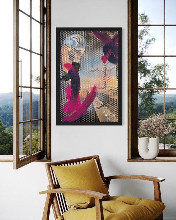 RINGER - Dali Pixel 1/1 Toile Large, Antiek en Kunst, Kunst | Designobjecten