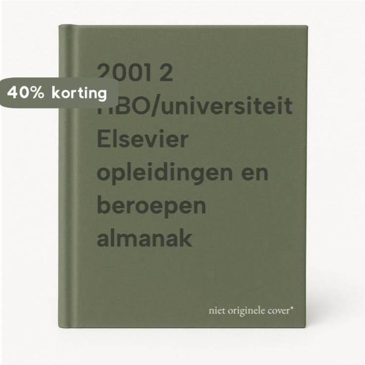 2001 2 HBO/universiteit Elsevier opleidingen en beroepen, Boeken, Studieboeken en Cursussen, Zo goed als nieuw, Verzenden