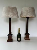 Lampe de table (2) - Une paire de grandes lampes à colonne -
