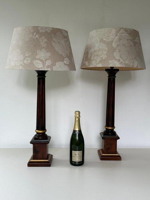 Lampe de table (2) - Une paire de grandes lampes à colonne -, Antiek en Kunst, Curiosa en Brocante