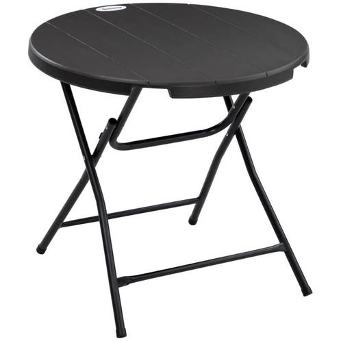 TRUUSK Tuintafel, Rond, Opklapbaar, Voor 4 Personen, Houtloo, Tuin en Terras, Tuintafels, Verzenden
