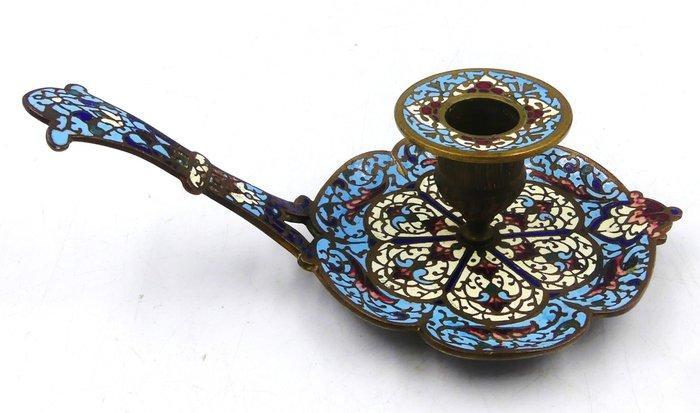 Taperstick (kleine blaker met een dunne pijp) - met de hand, Antiquités & Art, Antiquités | Autres Antiquités