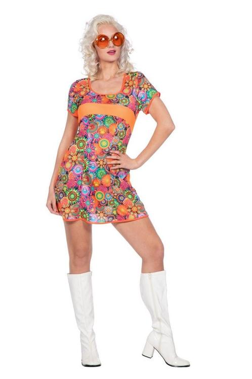 Hippie Jurk Dames, Kleding | Dames, Carnavalskleding en Feestkleding, Nieuw, Verzenden