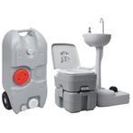 vidaXL Campingtoilet en wasbak met watertank, Caravans en Kamperen, Kampeeraccessoires, Nieuw