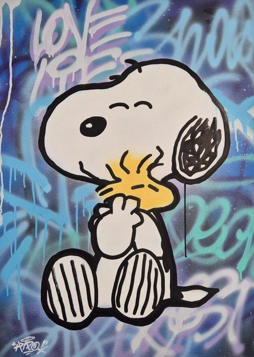 Hipo (1988) - Snoopy & Woodstock - Unbreakable Bond (XL One, Antiek en Kunst, Kunst | Schilderijen | Modern