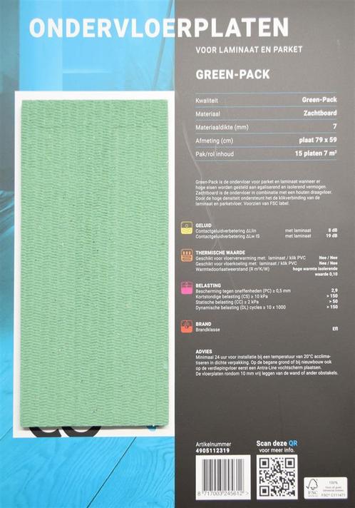 Floorlife Co-pro green-pack 790x590x7mm 15 stuks, Bricolage & Construction, Planches & Dalles, Enlèvement ou Envoi