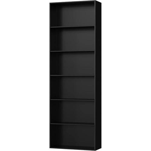 Wandkast - boekenkast - modern design - geheel zwart -, Huis en Inrichting, Kasten | Overige, Verzenden