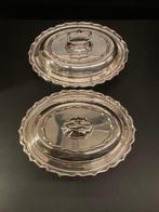 Henry Hobson - Serveerschaal (4) - Verzilverd, Antiek en Kunst