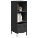 vidaXL Hoge kast 35x39x103,5 cm staal zwart, Huis en Inrichting, Verzenden, Nieuw