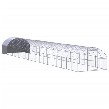 vidaXL Kippenren 3x20x2 m gegalvaniseerd staal disponible aux enchères