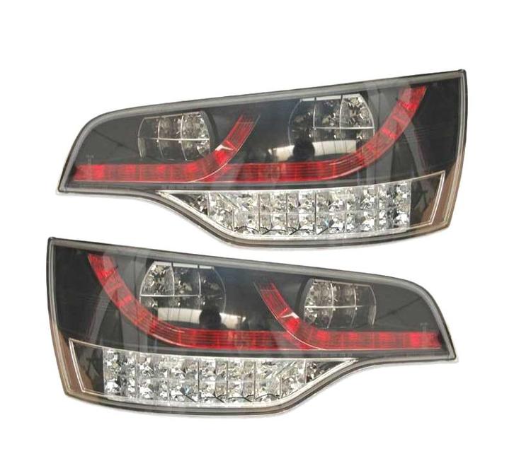 FEUX ARRIÈRE POUR AUDI Q7 06-15 LED FOND NOIR, Auto-onderdelen, Verlichting, Verzenden