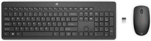 HP 230 - Draadloos Toetsenbord met Muis - Azerty - Zwart, Computers en Software, Muizen, Nieuw, Verzenden