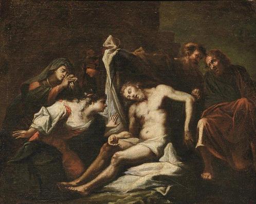 Pier Dandini (1646 – 1712), Cercle de - Compianto su Cristo, Antiek en Kunst, Kunst | Schilderijen | Klassiek