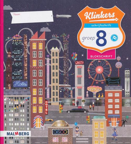Klinkers schrijfschrift Blokschrift groep 8 (per stuk), Livres, Livres scolaires, Envoi