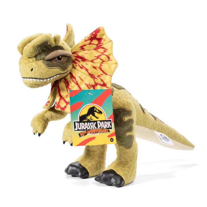 Jurassic Park Dilophosaurus Knuffel 25 cm, Collections, Cinéma & Télévision, Enlèvement ou Envoi