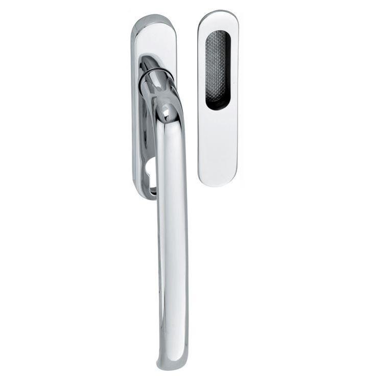 Hef/schuifdeurbeslag Elegant PC69 glans chroom, Doe-het-zelf en Bouw, Raamkozijnen en Schuifdeuren, Nieuw, Overige materialen