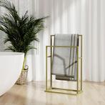 vidaXL Handdoekenrek vrijstaand 48x24x78,5 cm ijzer, Huis en Inrichting, Verzenden, Nieuw