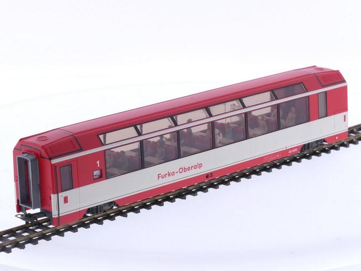 Schaal H0m Bemo 3288 208 AS 4028 Panorama rijtuig met per..., Hobby & Loisirs créatifs, Trains miniatures | HO, Enlèvement ou Envoi
