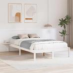 vidaXL Bedframe met nachttafels Wit Wit, Verzenden, Nieuw
