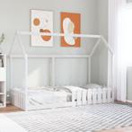 vidaXL Bedhuis wit massief grenenhout 90x200 cm, Huis en Inrichting, Verzenden, Nieuw