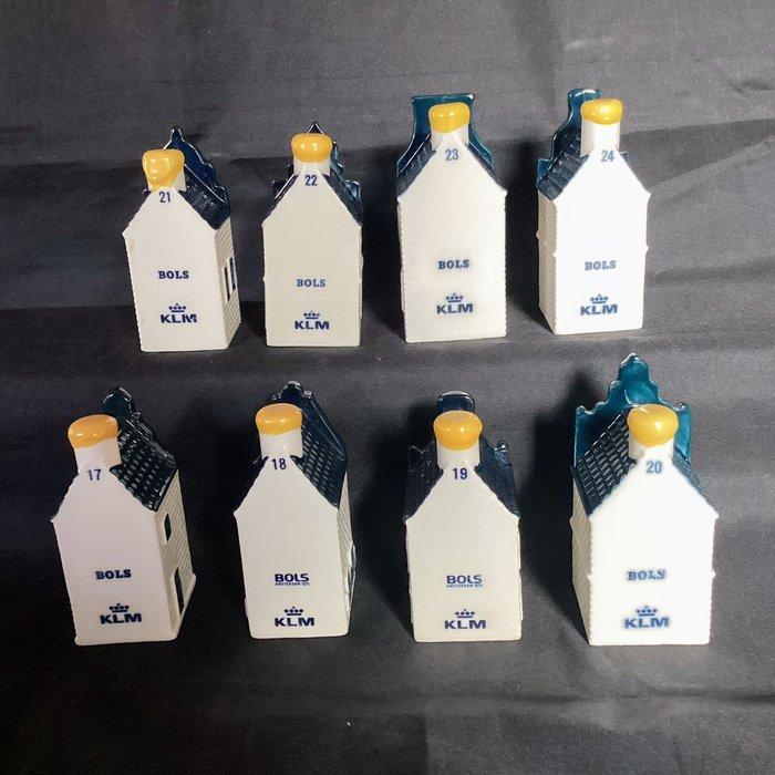 Maison KLM (8) - N° 17 T/M 24 - Bols - Delfts Blue, Antiek en Kunst, Antiek | Glaswerk en Kristal