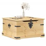 vidaXL Opbergbox Corona 78x78x45 cm massief grenenhout, Huis en Inrichting, Verzenden, Nieuw