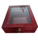 Vitrinekast - Vitrine koffertje - Hout en Plexiglas, Antiek en Kunst