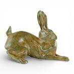 Pierre Chenet (XX-XXI) - sculptuur, Startled Hare - 10 cm -, Antiek en Kunst
