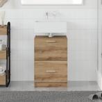 vidaXL Wastafelmeubel Artisan Eiken 40x37x59 cm Gefabriceerd, Huis en Inrichting, Verzenden, Nieuw