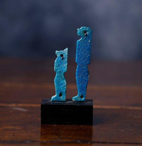 Het oude Egypte, Horus twee zonen amuletten, met paspoort, Verzamelen, Mineralen en Fossielen
