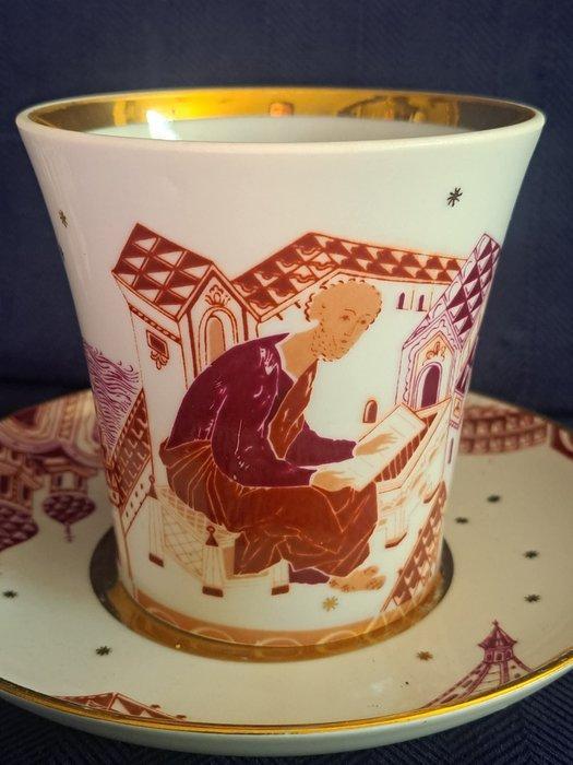 Lomonosov Imperial Porcelain Factory - Beker - mug -, Antiek en Kunst, Antiek | Meubels | Tafels