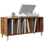 vidaXL Platenkast 100x38x48 cm bewerkt hout oud houtkleurig, Verzenden, Nieuw